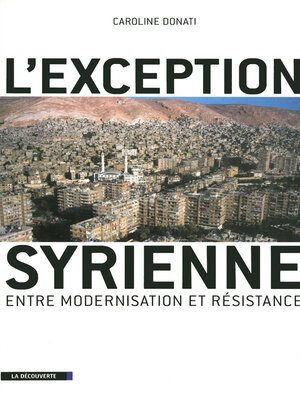 cover image of L'exception syrienne